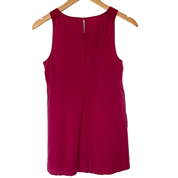 MADEWELL Sunbask Pink Silk Sleeveless Blouse Top - Picture 2 of 15